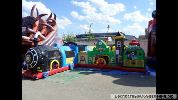 Батут "Паровозик"