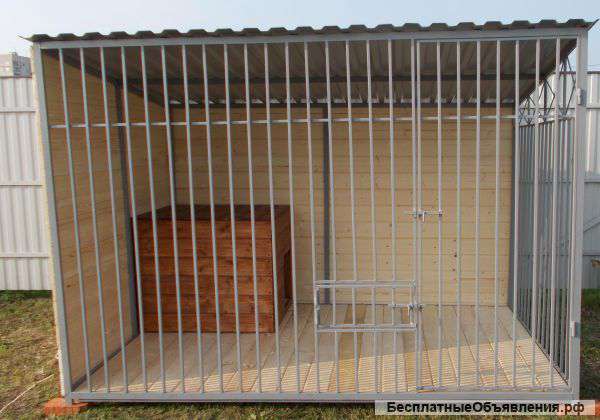 Вольер для алабая и хаски. Бюджетный вариант