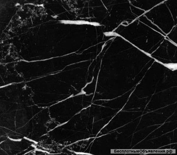 Мрамор Nero Marquina в Москве