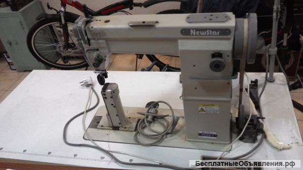 Одноигольные колонковые швейные машины челночного стежка