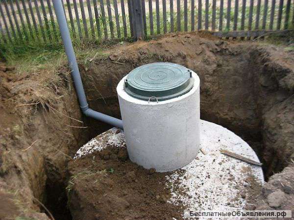 Септик под ключ от производителя. Кессон для скважины. Водопровод