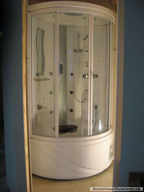 Установка душевых кабин, гидромассажных боксов, ванн, мебели в ванной комнате