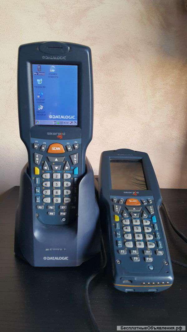 2 терминала сбора данных Datalogic Scorpio