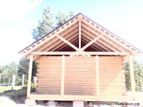 Строительство срубов бань и домов