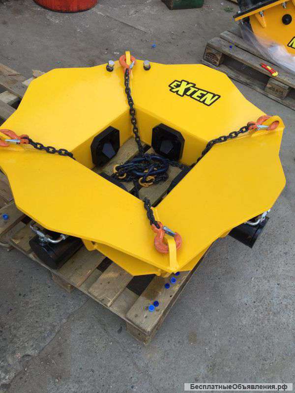 Сваескусыватель (гидрозуб, сваерезка) на спецтехнику