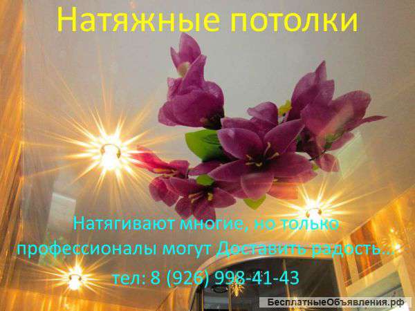 Натяжные потолки любой сложности