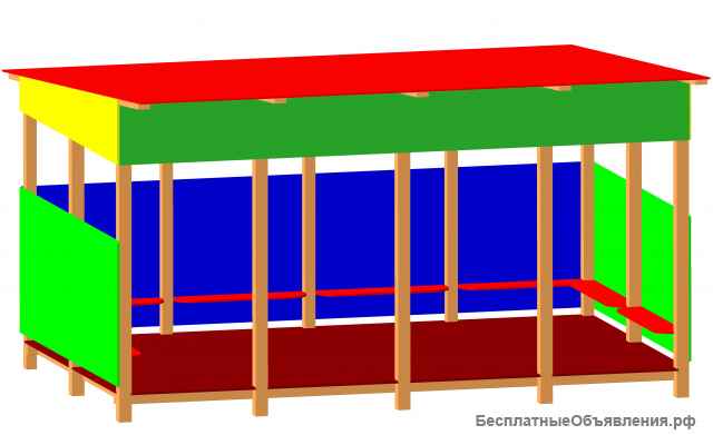 Детские домики и беседки для улицы