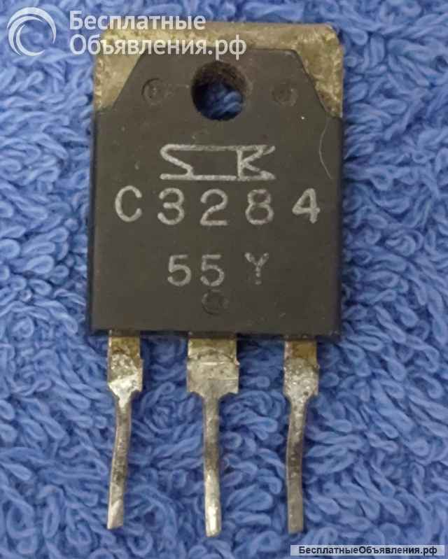 2SC3284 (C3284), TO3P, SANKEN Транзистор NPN, 125W 150V 14A 50MHz оригинальный ДЕМОНТАЖ
