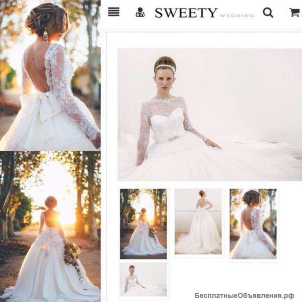 Новое свадебное платье
