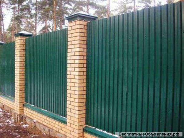 Профнастил С8 для заборов