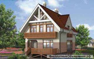 Кирпичный дом с мансардой 8 х 11,5