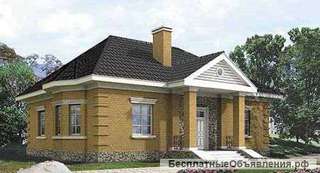 Коттедж из кирпича 11 х 13,5