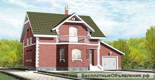 Коттедж кирпичный 9 х 12