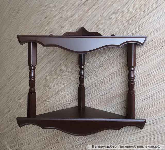 Полка для икон угловая 2-хъярусная