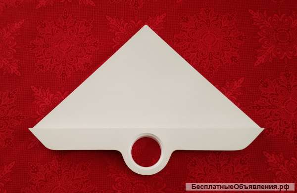 Полка для икон угловая с отверстием для лампады