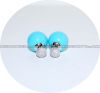 Серьги Mise En Dior со стразами 925 разных цветов