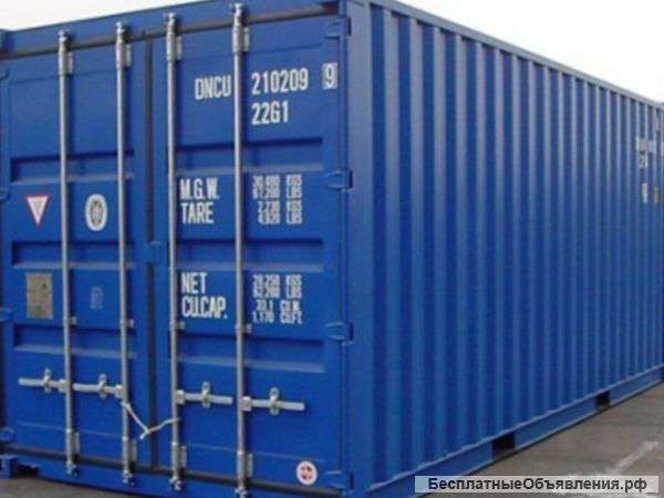 Перевозка станков контейнер грузовой 20-ти футовый прочный
