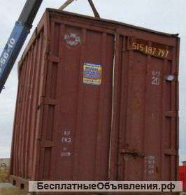 Хранение снастей контейнер чистый и сухой на 5 тонн