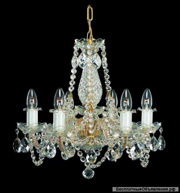 Чешская хрустальная люстра L110-6-01 elite bohemia