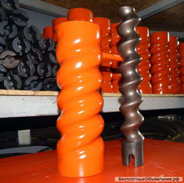 Шнековая пара для штукатурной станции