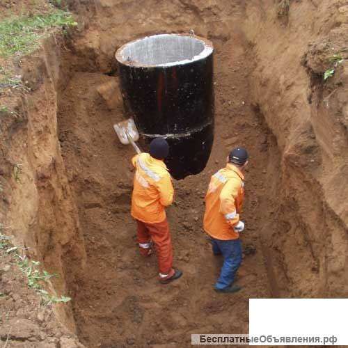 Септик пoд ключ от прoизводителя. Переливной септик. Ремoнт септика