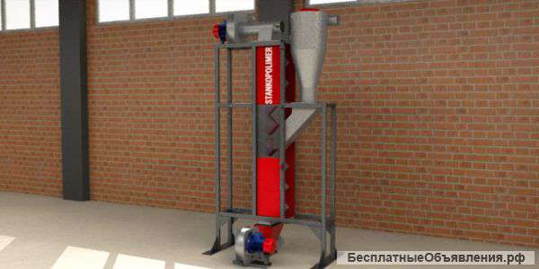 Воздушный разделить этикетки для ПЭТ. Очень эффективное разделение.