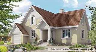 Кирпичный коттедж 12 х 14