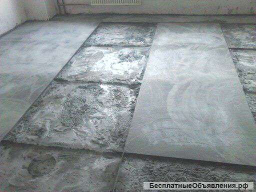 Полы из мраморной крошки