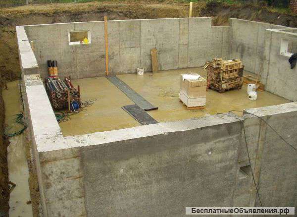 Погреб монолитный бетонный от производителя
