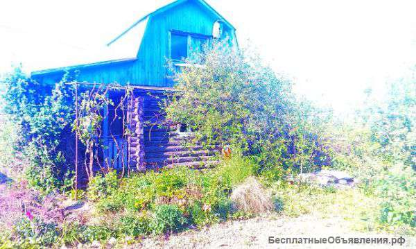 Дачу 2-этажный дом 25 м² (бревно) на участке 6 сот., 25 км до города