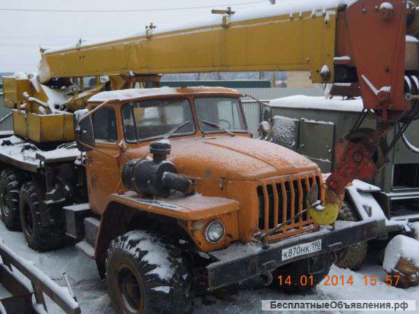Продам автокран КС 3574 на базе Урал 5557