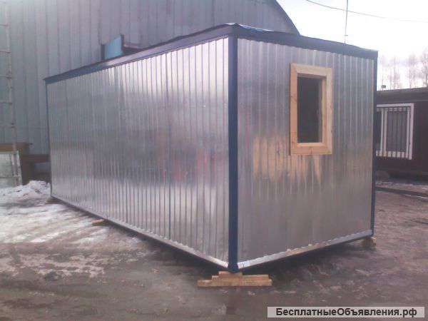Металлические бытовки для строителей и дачников