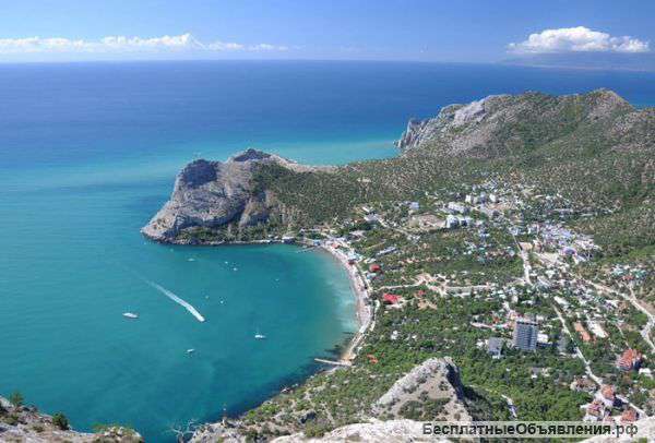Участок на берегу моря в Крыму