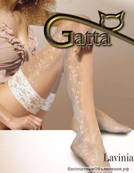 Чулки с узором