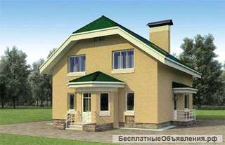 Кирпичный дом 10 х 12