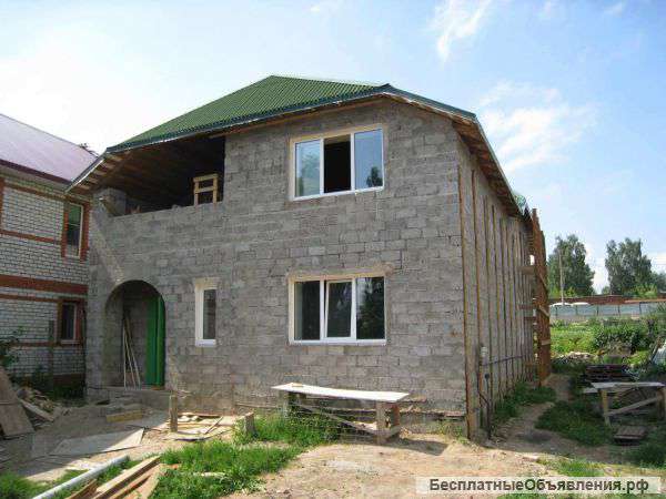 Строительство дома из шлакоблоков