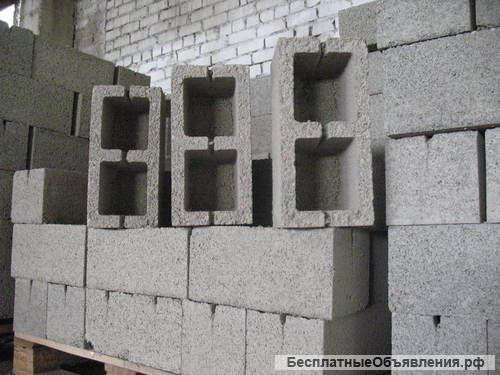 Шлакоблок пустотелый