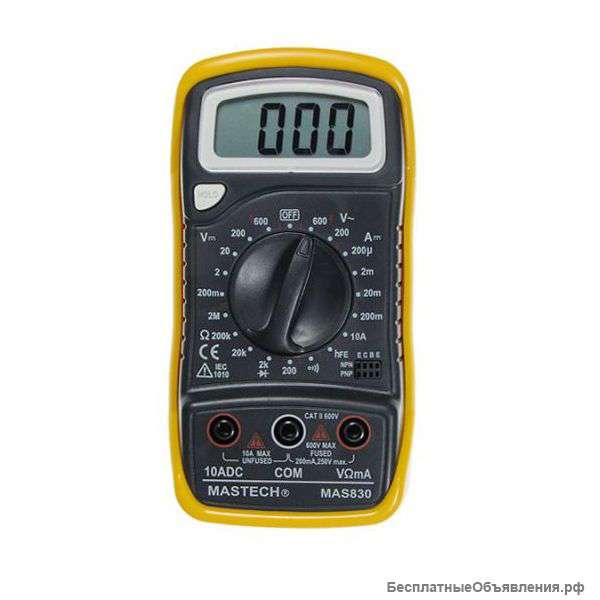 Мультиметр mastech MAS 830