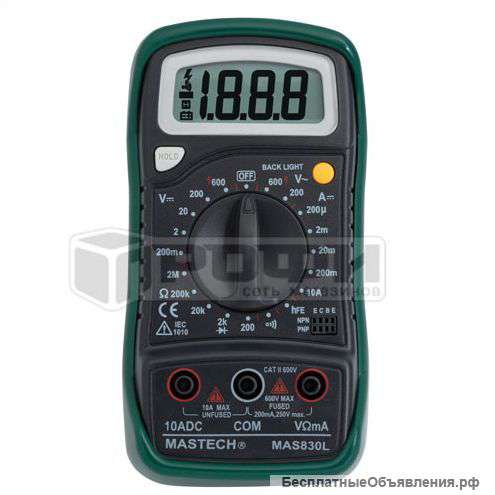 Мультиметр mastech MAS 830L