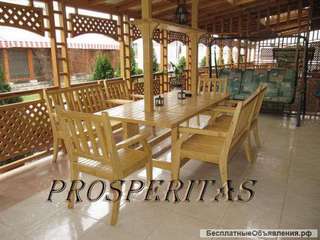 Мебель для террасы, беседки, веранды от Prosperitas Ассортимент беседок - более 100 моделей