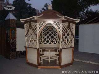 Беседка "Сказка" - (Элит) класса от Prosperitas. Более 100 моделей конструкций. 10 лет на рынке