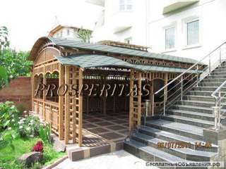 Беседка- терраса"Ностальгия"(Элит) класса от Рrosperitas. Более 100 моделей беседок, террас, качелей