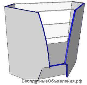 Прилавок рабочий угловой внутренний. Новый