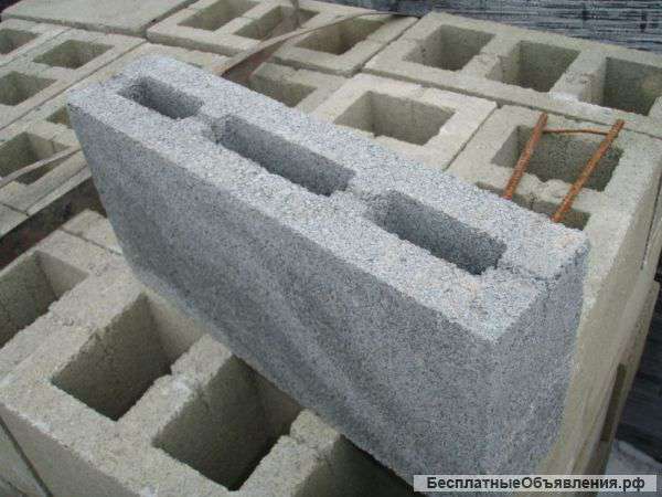 Шлакоблок перегородочный