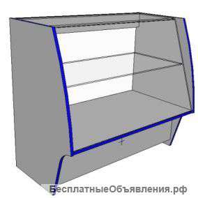 Прилавок остекленный, новый