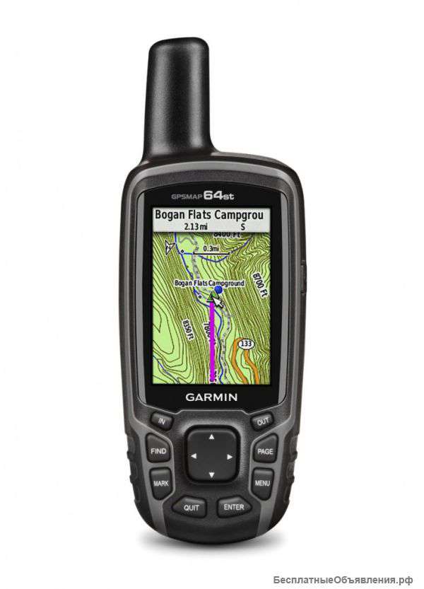 Туристический GPS-навигатор Garmin GPSMAP 64ST