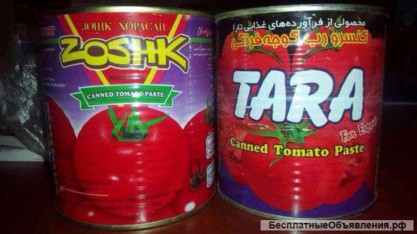 Томатная паста оптом по самым выгодным ценам