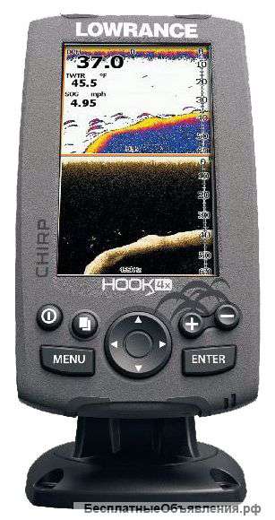 Эхолот Lowrance HOOK-4x Mid/High 83/200 kHz