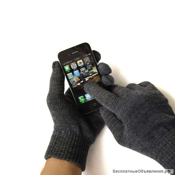 Перчатки Weskent Gloves Black с токопроводящей нитью для iPhone/iPad/iPod
