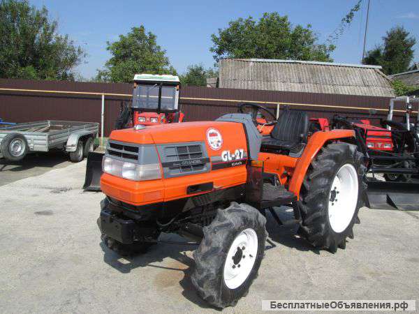 Японский мини трактор KUBOTA GL27D